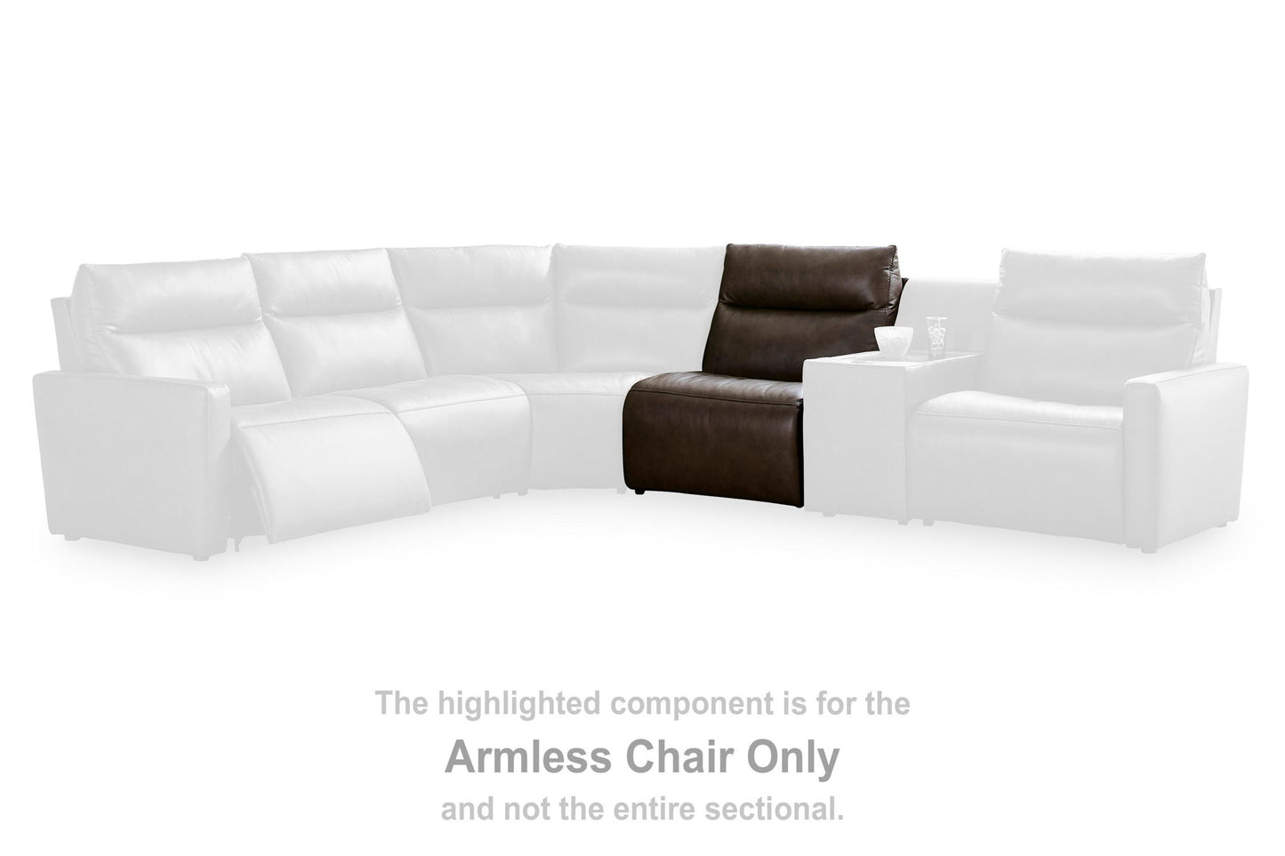 ModZ - Armless Chair - Chocolate