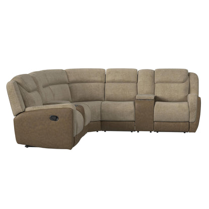 Hornet - 3 Piece Motion Sectional Set With Console