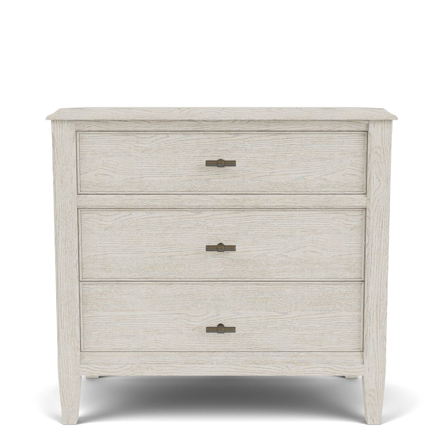 Carmella - Three Drawer Nightstand - Pebble Oak