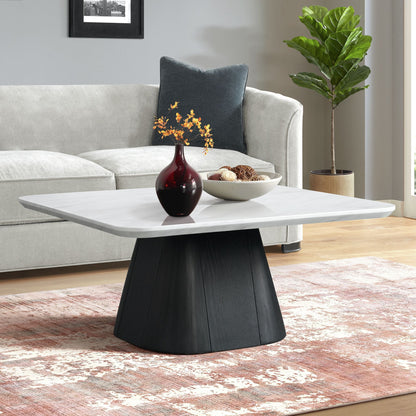 Edison - Coffee Table - White And Black
