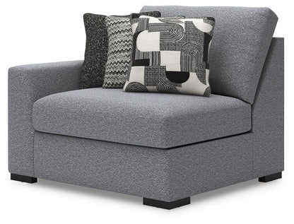Bealton - LAF Corner Chair - Salt And Pepper