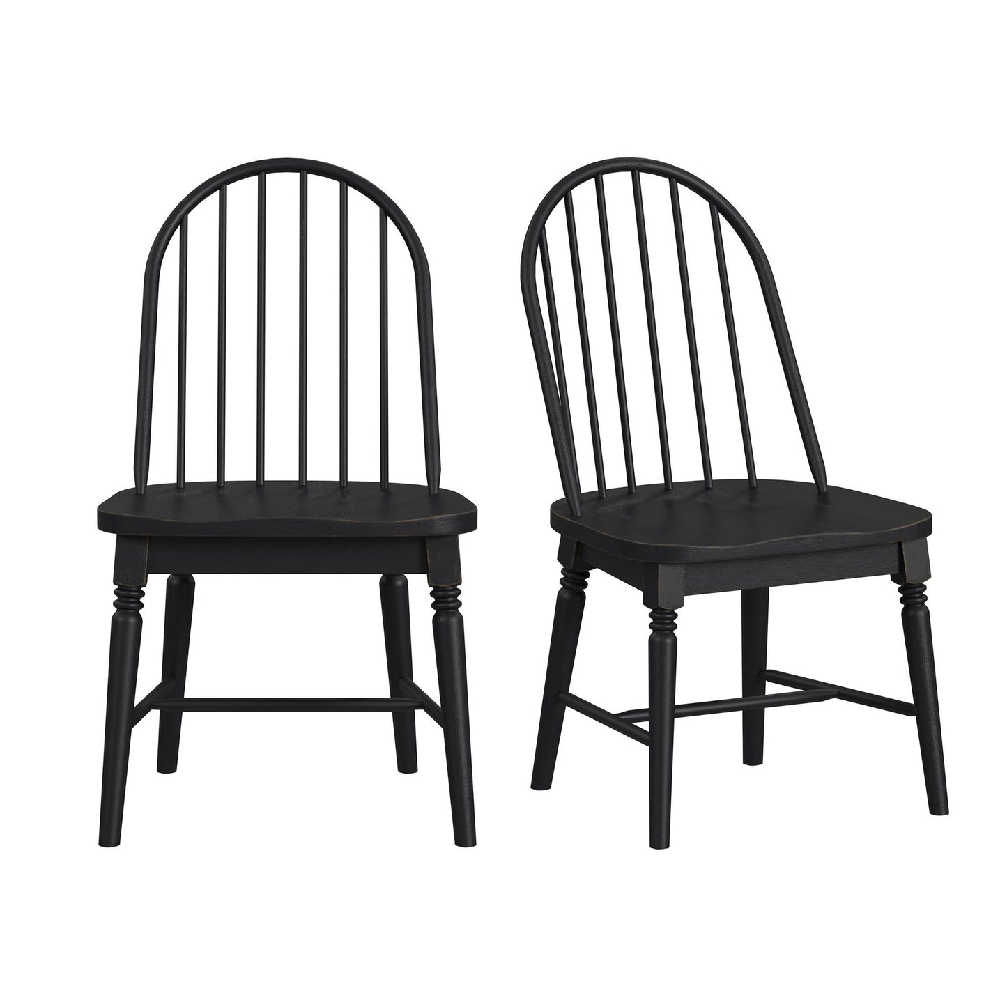 Heritage & Home - Windsor Side Chair (Set of 2) - Black