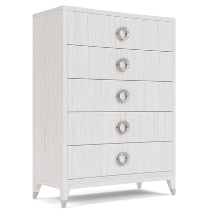 Hepburn - 5 Drawer Chest - White