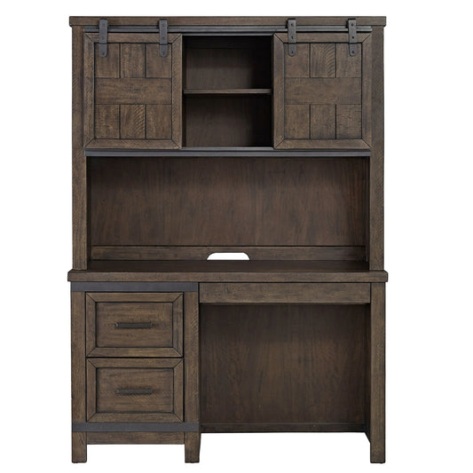 Thornwood Hills - 2 Piece Desk Set - Rock Beaten Brown