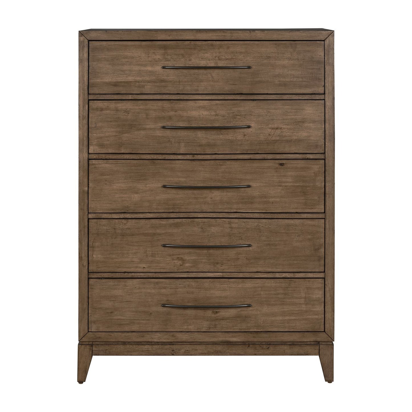 Shaker Lakes - 5 Drawer Chest - Harvest Brown