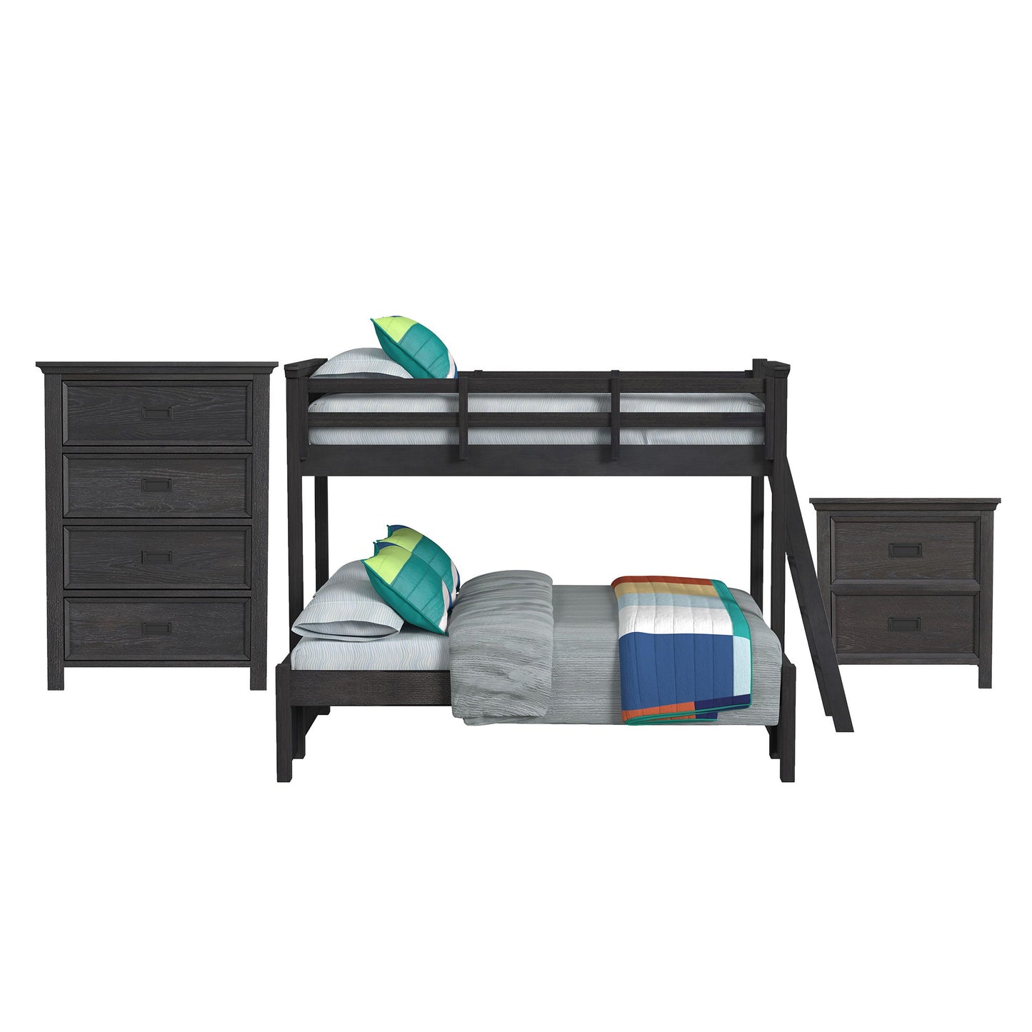 Hampton Kids - Bunk With Ladder Bedroom Set