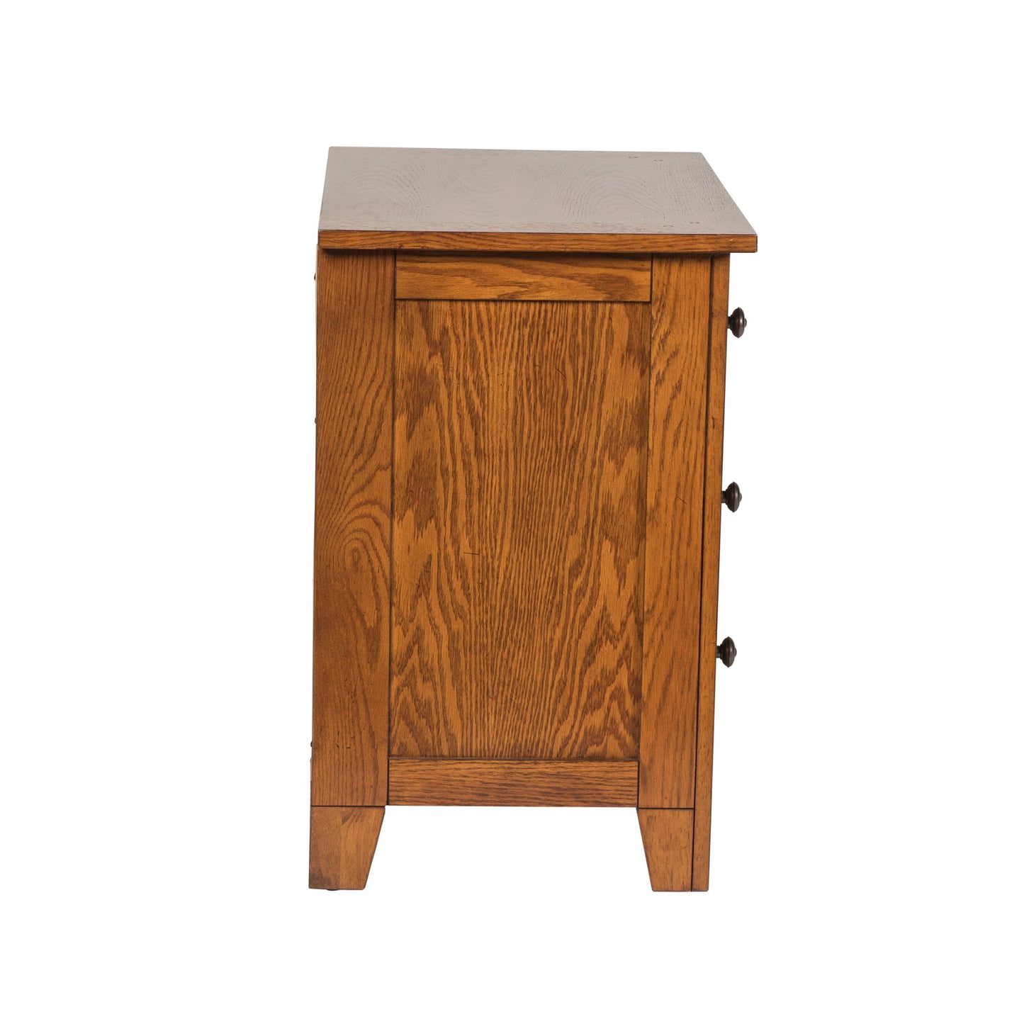 Grandpas Cabin - Nightstand - Aged Oak
