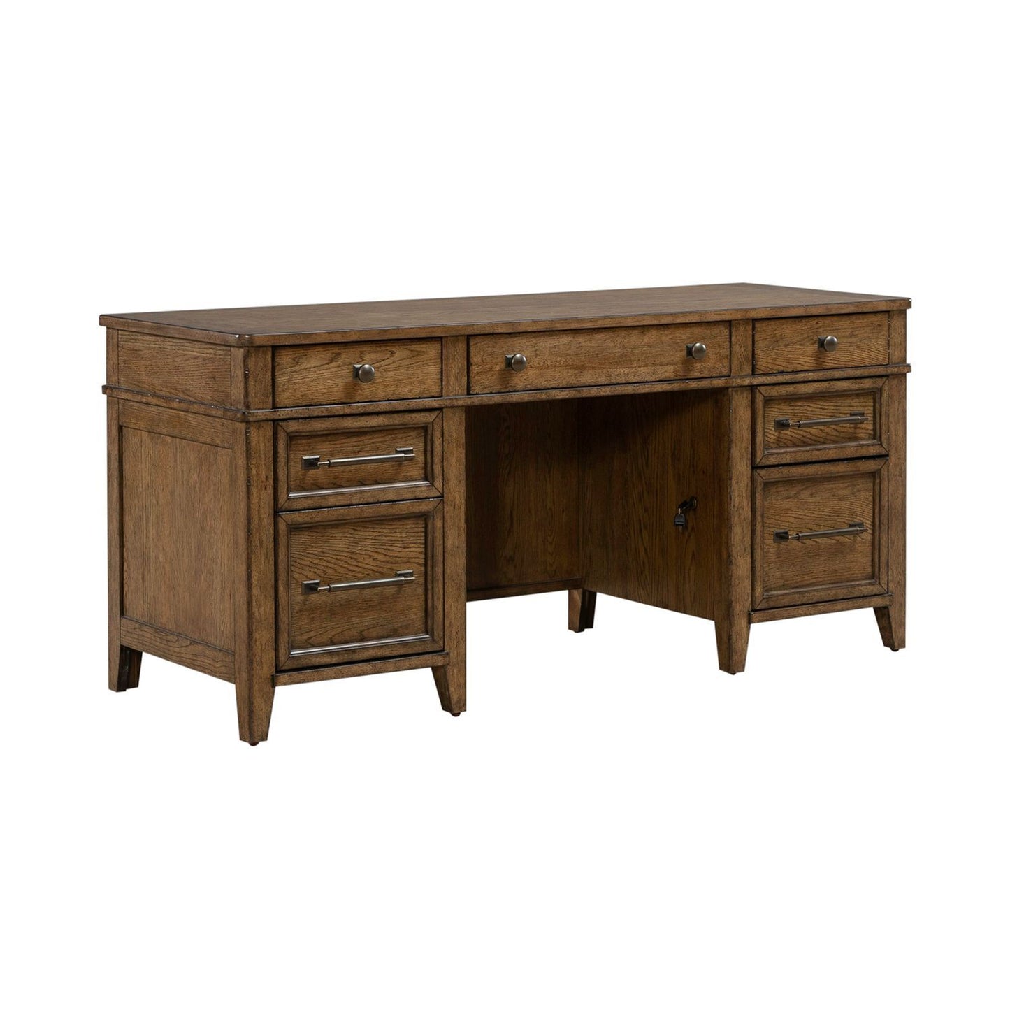 Carolina Park - Jr Executive Credenza - Amber Brown