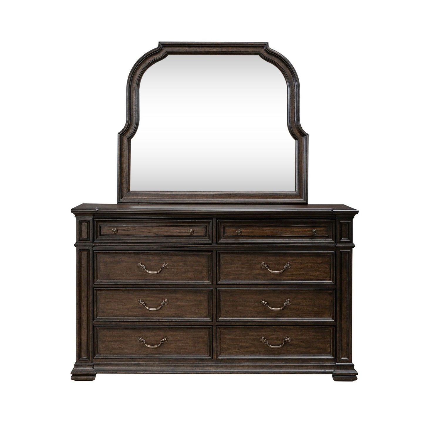 Provence Park - Dresser & Mirror - Chateau Brown