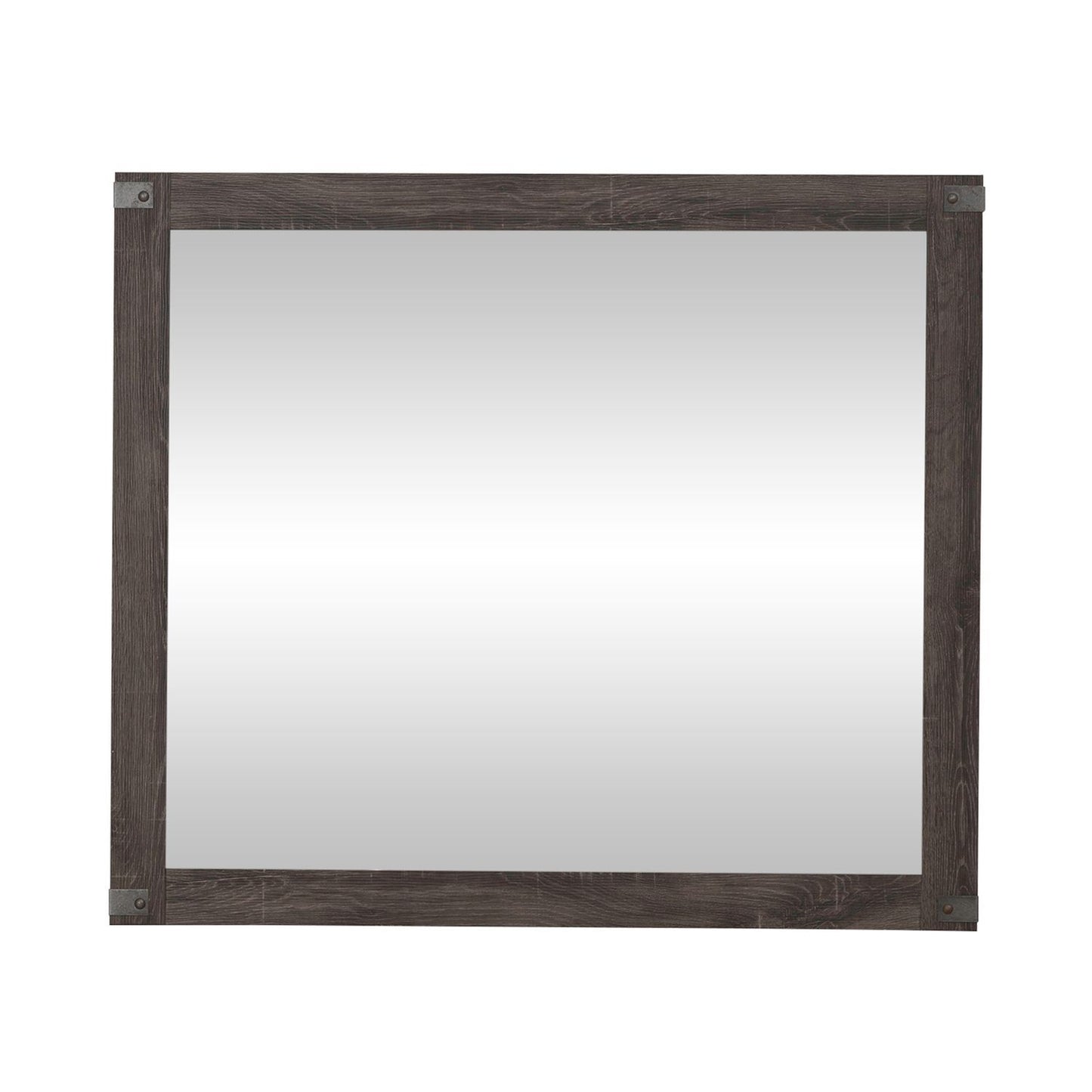 Lakeside Haven - Landscape Mirror - Brownstone