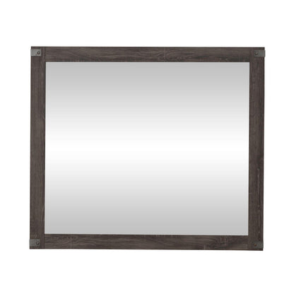 Lakeside Haven - Landscape Mirror - Brownstone