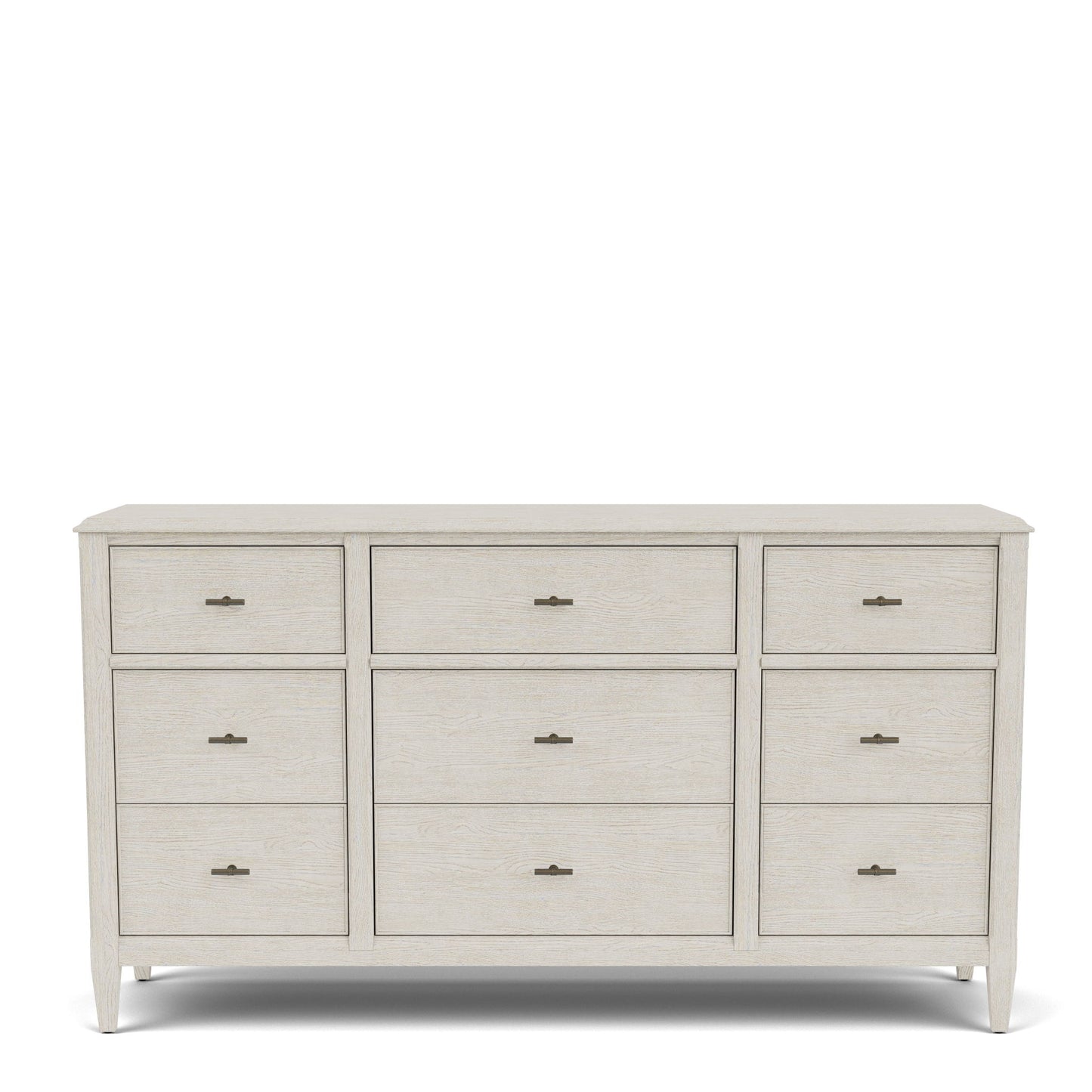 Carmella - Nine Drawer Dresser - Pebble Oak