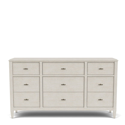 Carmella - Nine Drawer Dresser - Pebble Oak