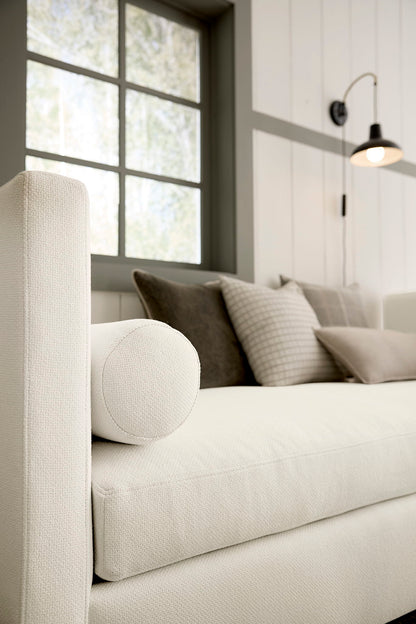 Tide & Timber - Linen Upholstery Day Bed With Twin Mattress And 4 Legs