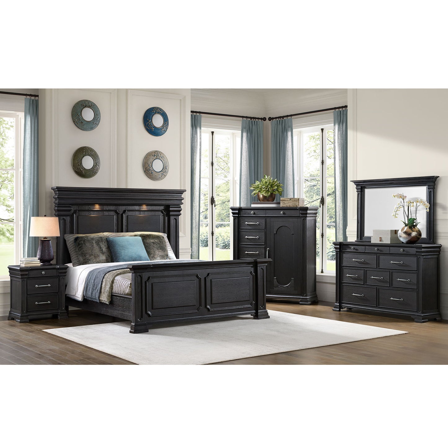 Kings Court - 1 Door And 7-Drawer Chest