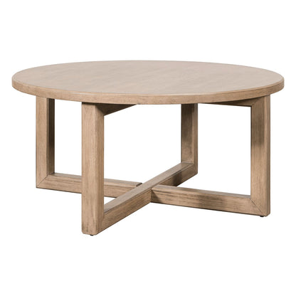 Proximity Place - Round Cocktail Table - Barley Buff