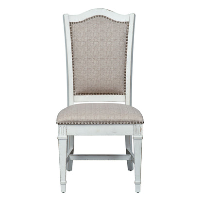 Abbey Park - Upholstered Side Chair - Antique White