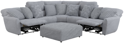 Majesty - Deep Seating Power Reclining Sectional And Ottoman