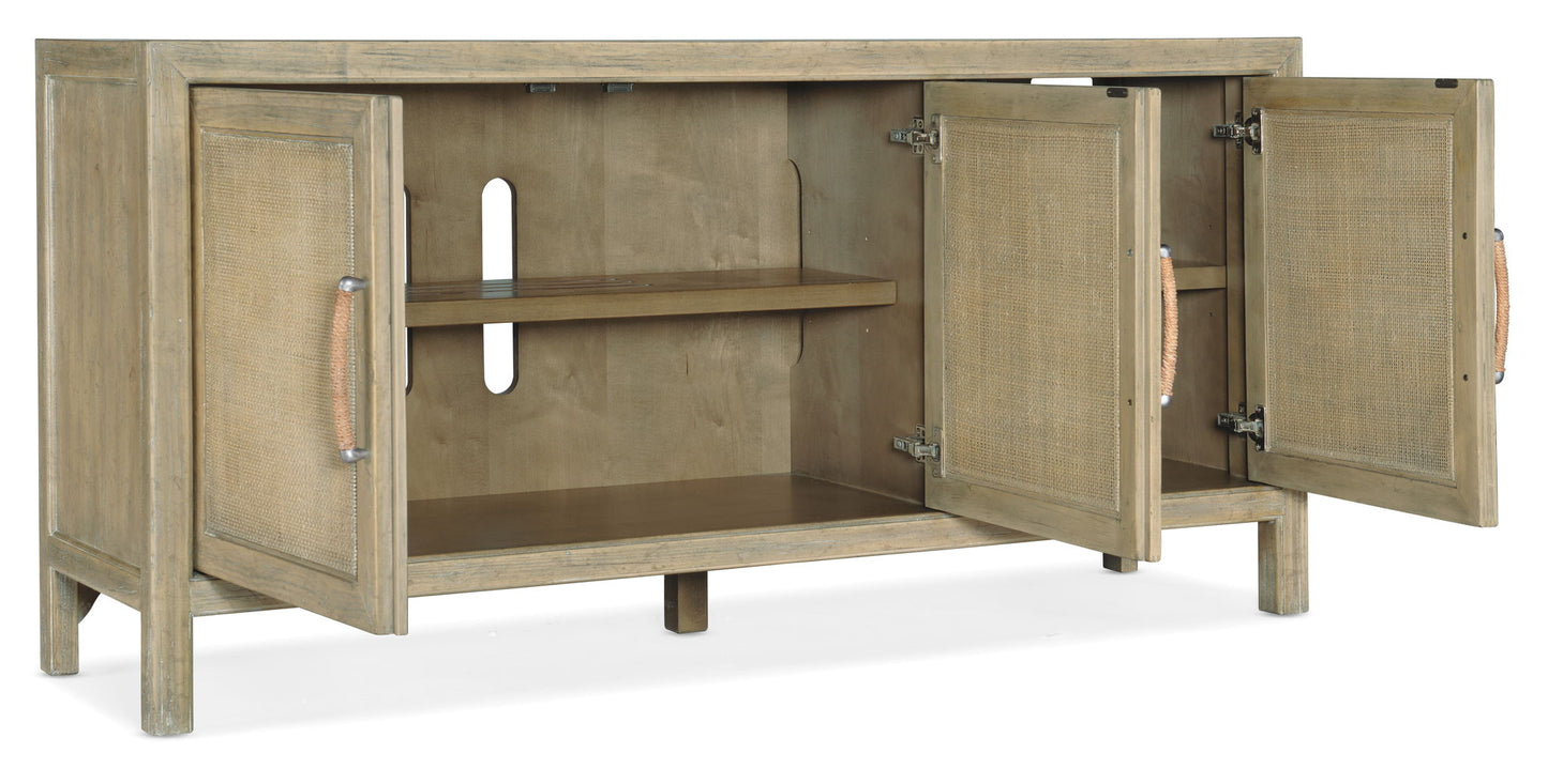 Surfrider - Small Media Console - Light Brown