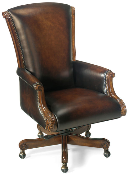 EC - Samuel Executive Swivel Tilt Chair - Dark Brown