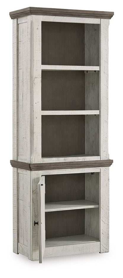 Havalance - Left Pier Cabinet - Brown / Beige