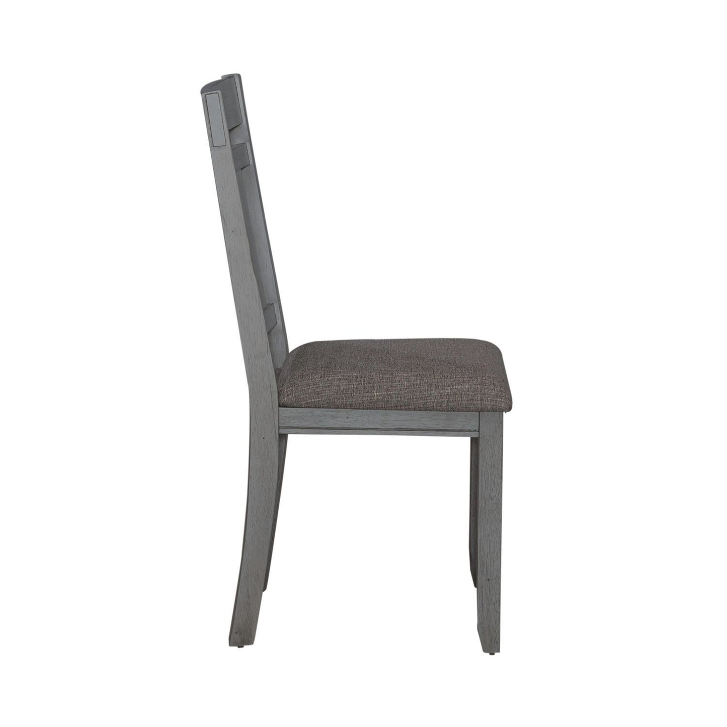 Newport - Splat Back Side Chair - Smokey Gray / Carbon Gray