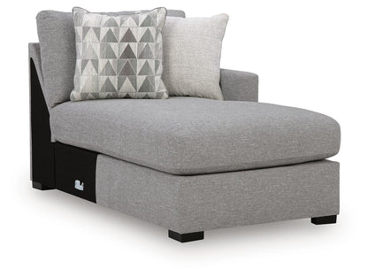 UrbanCrest - RAF Corner Chaise - Pewter