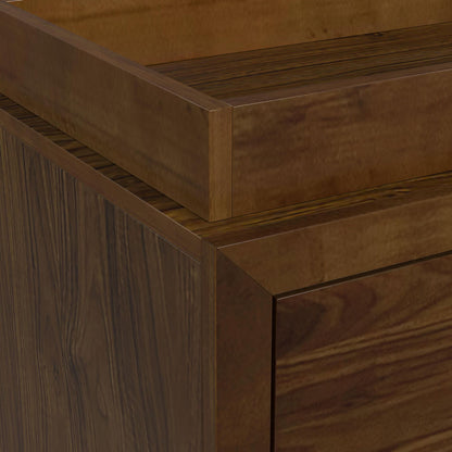 Malia - Dresser And Topper - Walnut