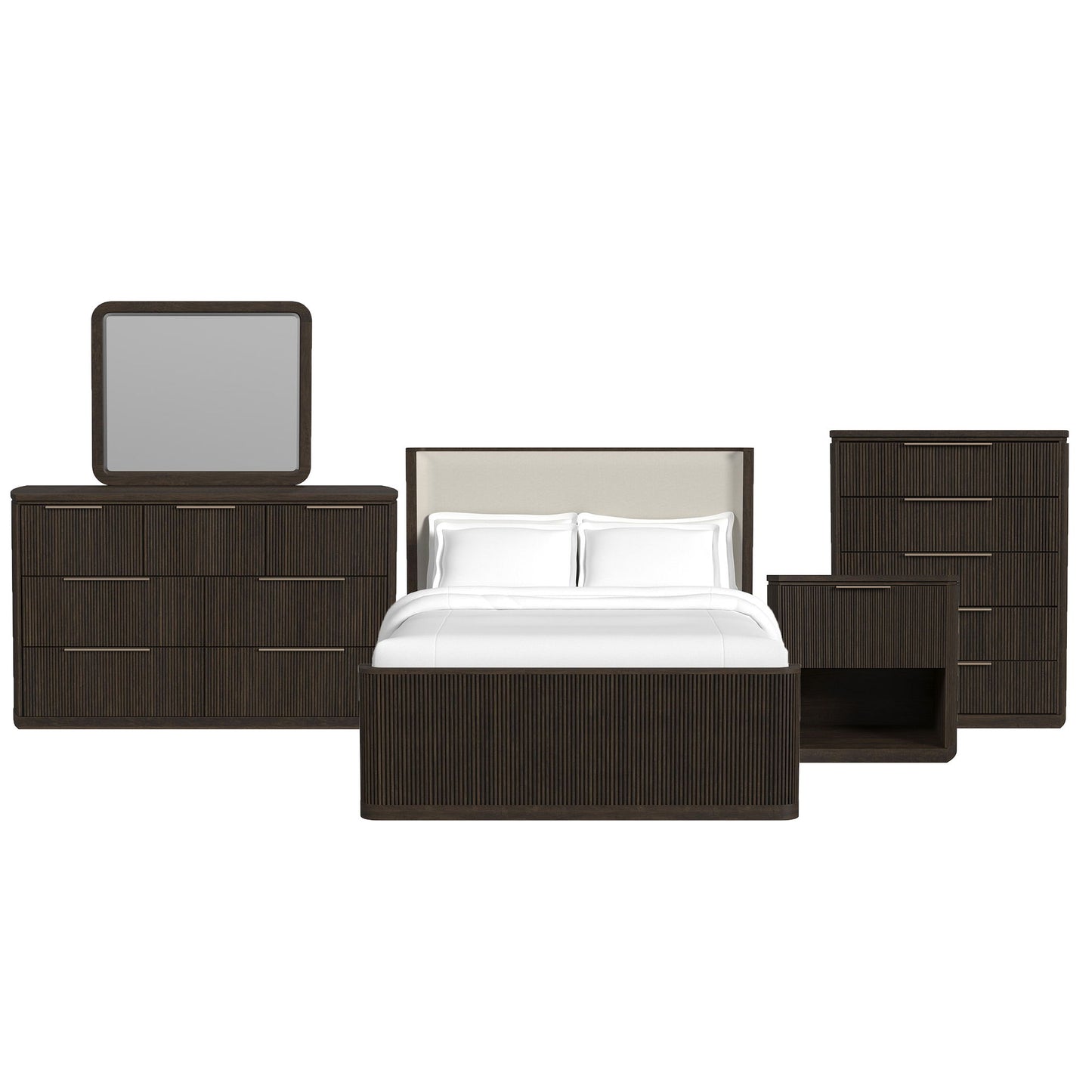 Sylvie - Bedroom Set With Upholstered Bed