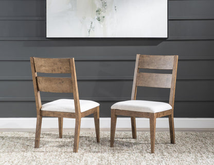 Artisan's Place - Ladder Back Side Chair (Set of 2) - Vintage Pine Ironwood