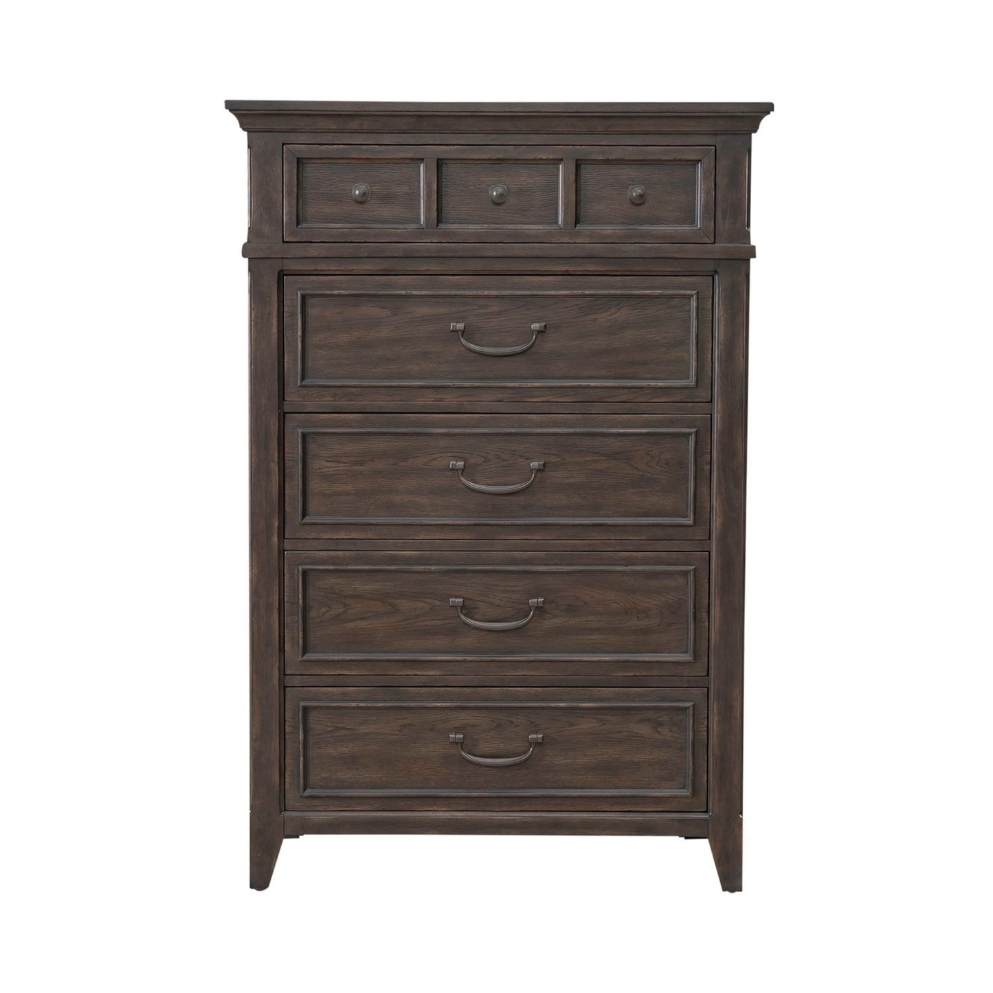 Paradise Valley - 5 Drawer Chest - Saddle Brown