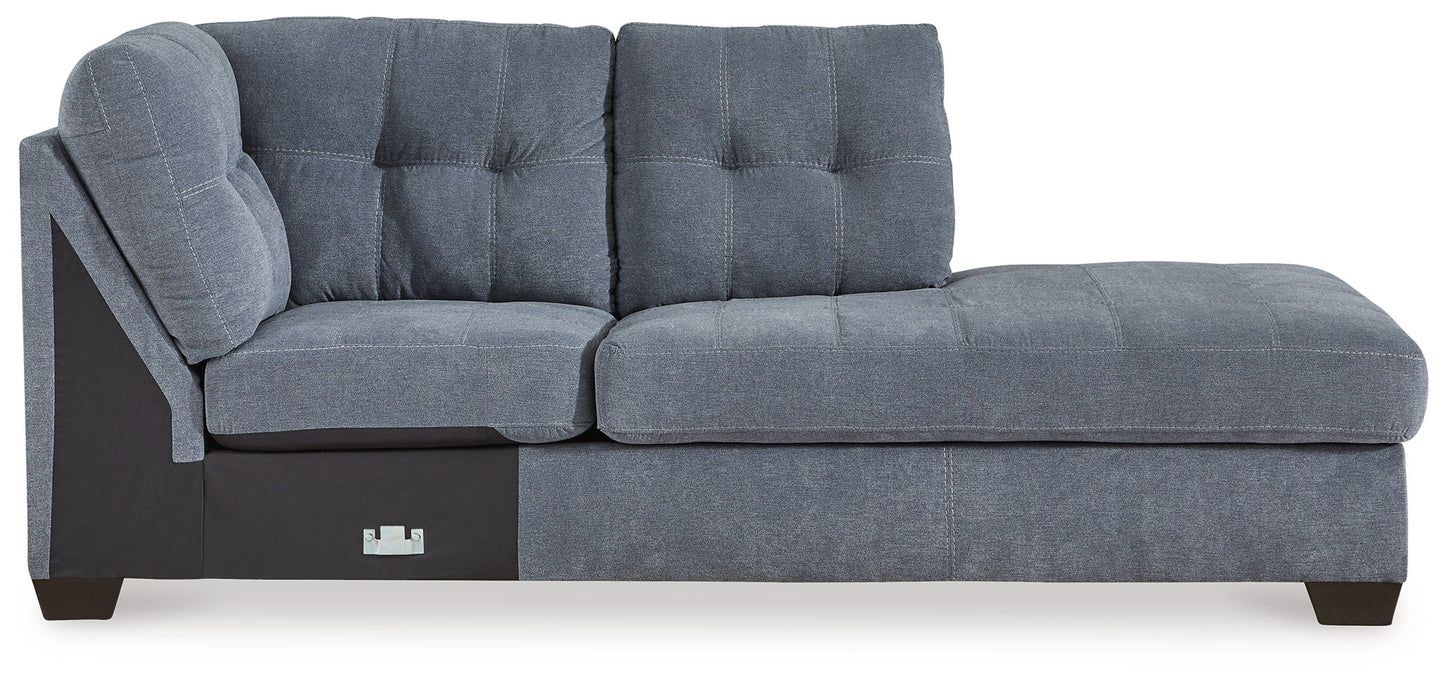 Marleton - Raf Corner Chaise - Denim