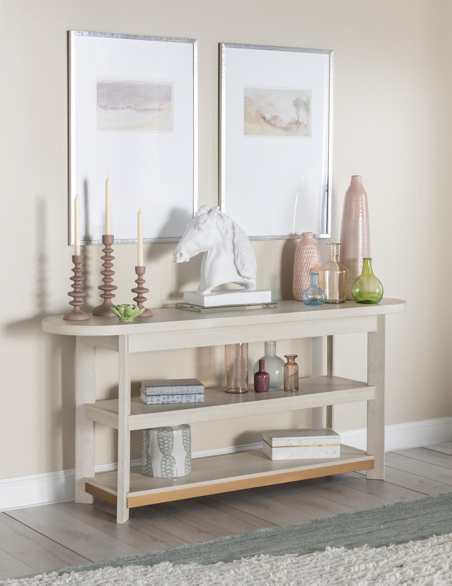 Sloan - Sofa Table - Frost