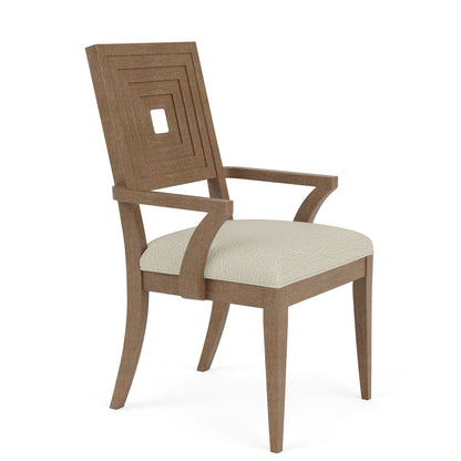 Cascade - Upholstered Wood Back Arm Chair (Set of 2)