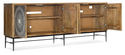 Commerce And Market - Giovanni Entertainment Console - Light Brown / Dark Gray