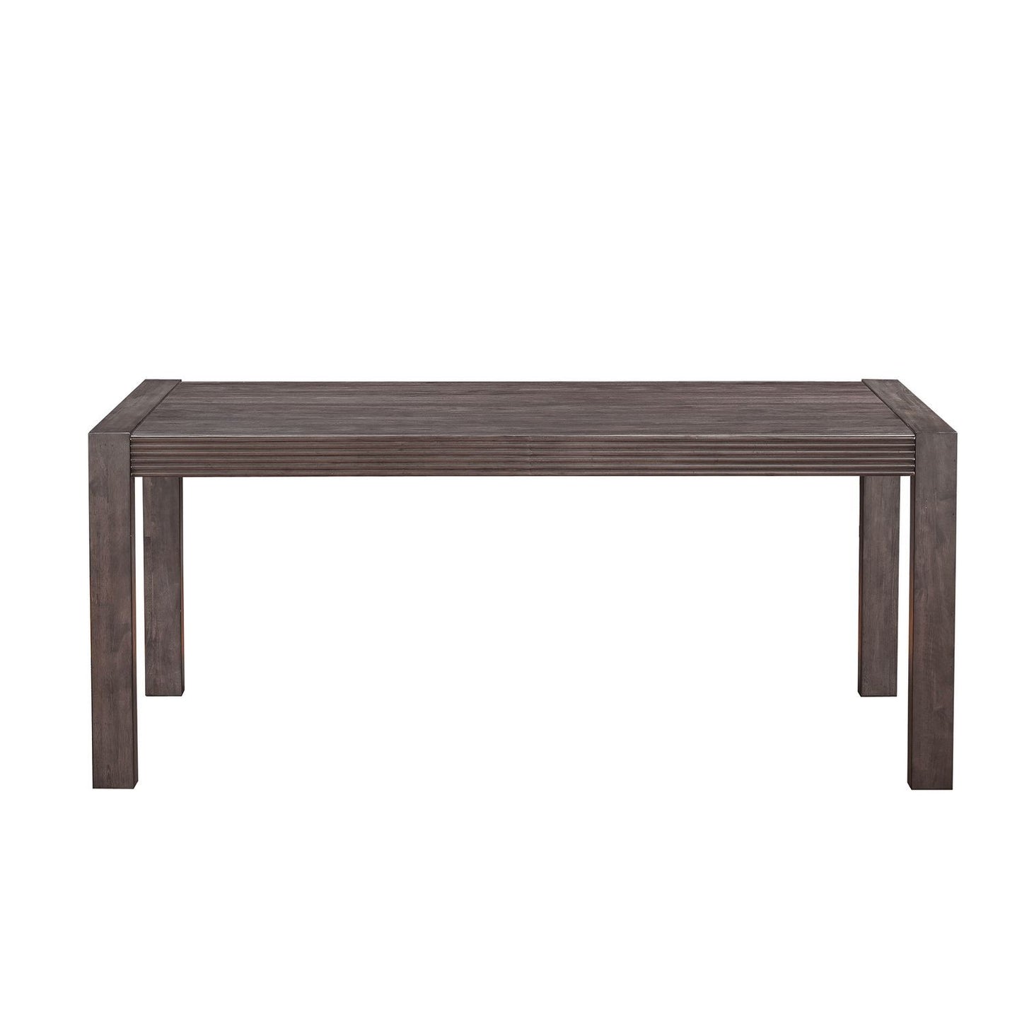 Modern Edge - Rectangular Leg Table - Caffe