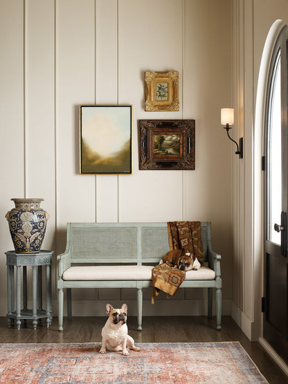 Charleston - Bench - Light Blue / Beige