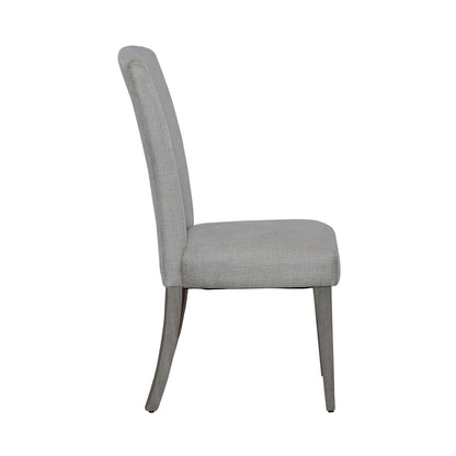 Palmetto Heights - Upholstered Side Chair - Shell White & Driftwood