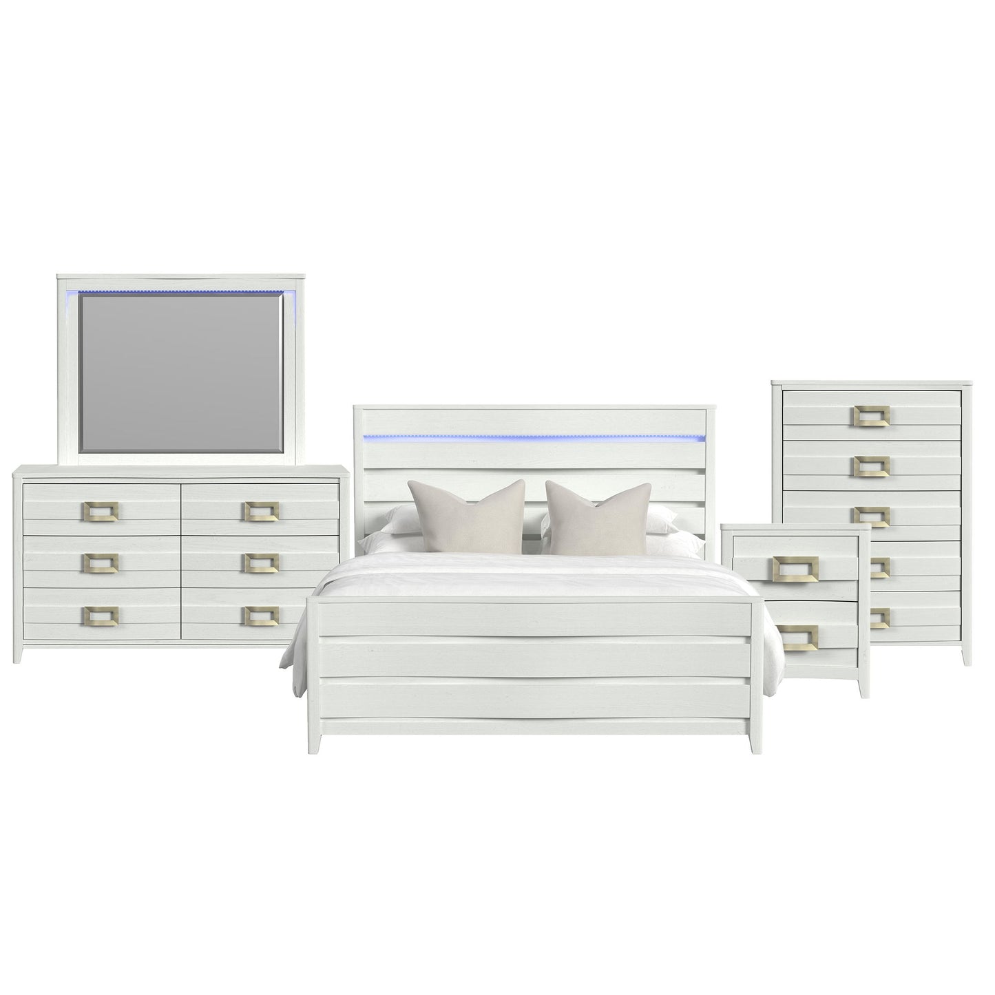 Tobias - Bedroom Set With LED