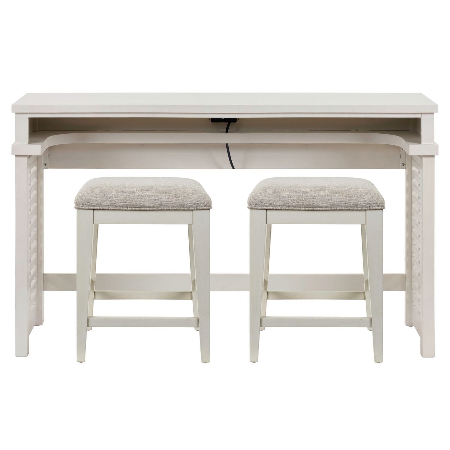 Berkley Square - 3 Piece Console Set - Linen & Khaki