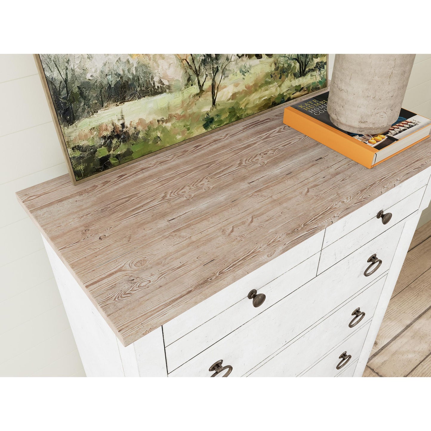 Maddox - 5 Drawer Chest - White