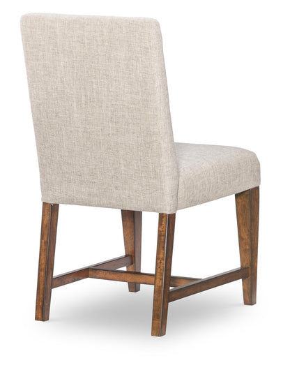 Fenmore - Upholstered Side Chair (Set of 2) - Mocha And Distressed Cherry