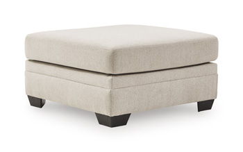 Mandi Point - Oversized Accent Ottoman - Marble