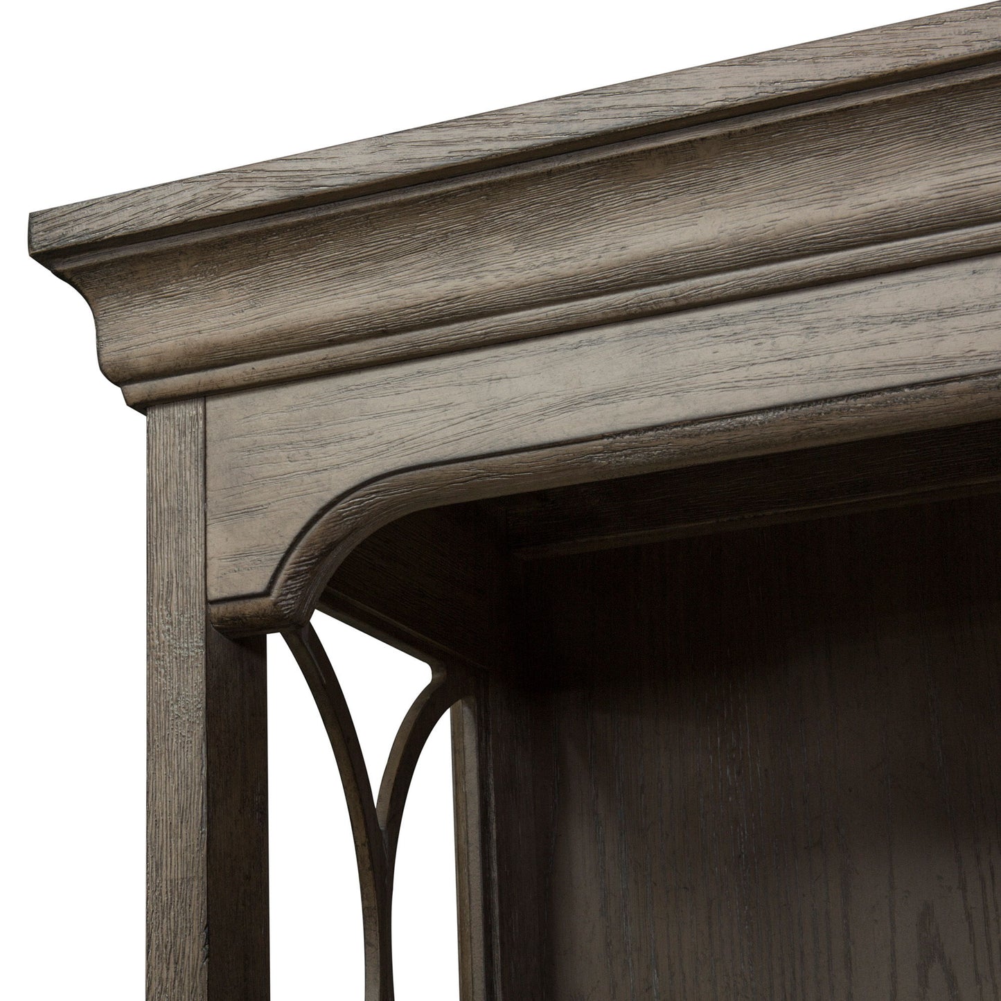 Simply Elegant - Credenza Hutch - Heathered Taupe