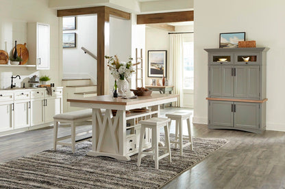 Americana Modern Dining - Upholstered Bench - Cotton