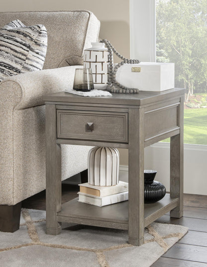 Lena - Chairside Table - Mink