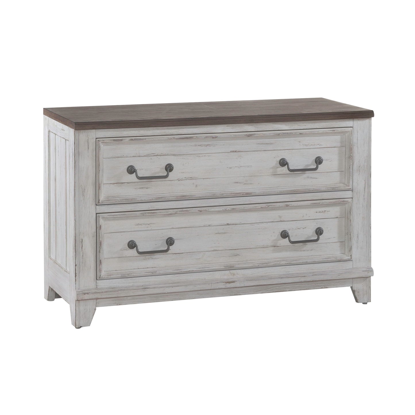River Place - Curio Base - Riverstone White & Tobacco