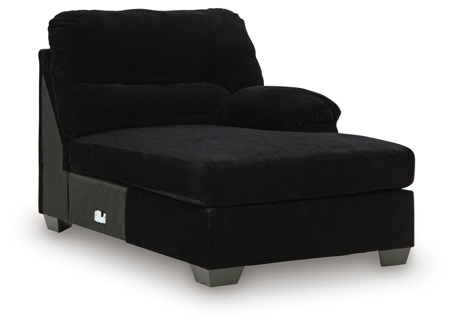 SimpleJoy - RAF Corner Chaise - Onyx