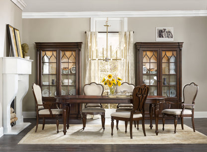 Leesburg - Display Cabinet - Dark Brown