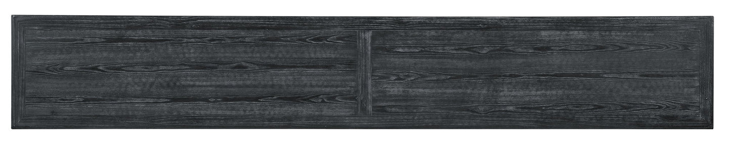 Melange - Thunber Sofa Console - Black